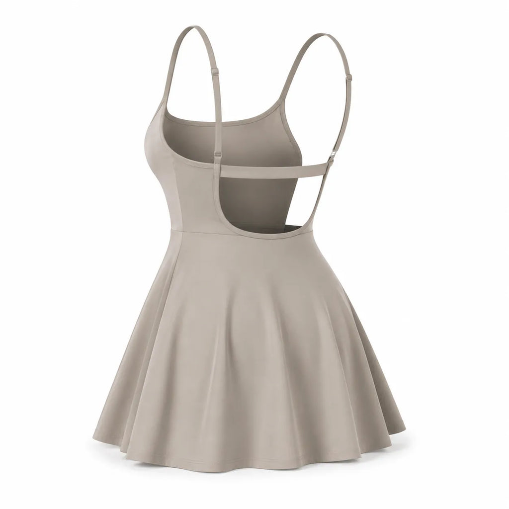 Afterlight Open-Back Dress