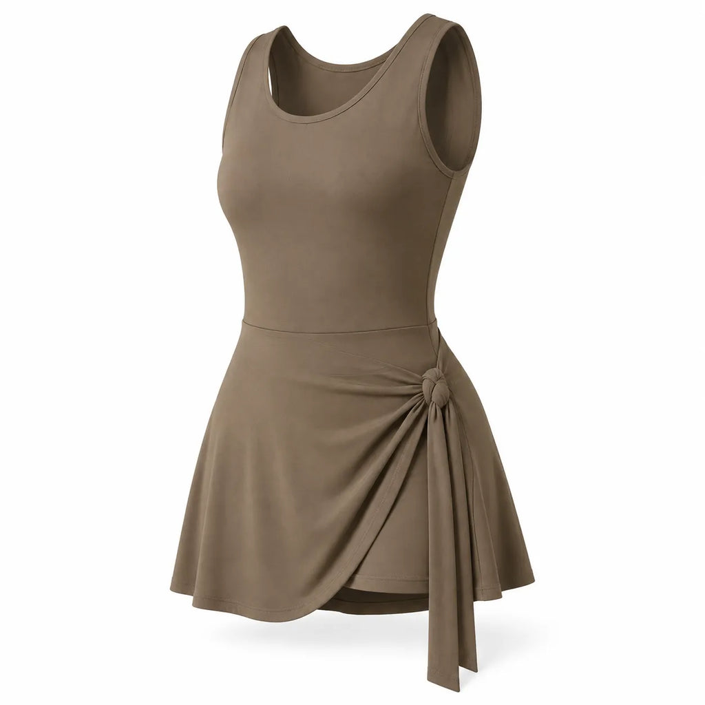 Breakline Wrap Dress