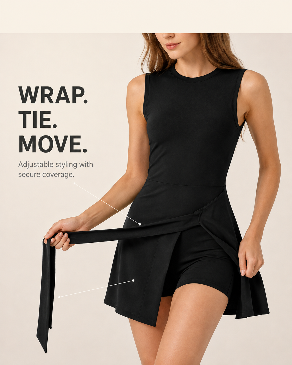 Cutline Tie Dress