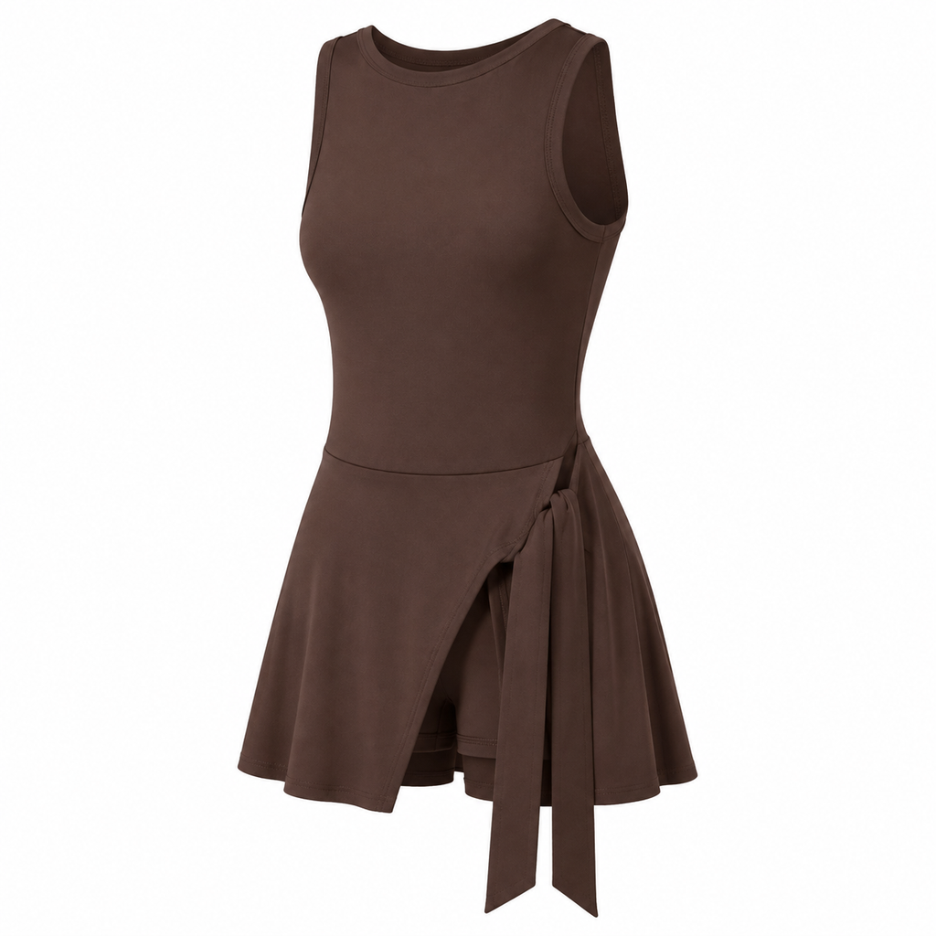 Cutline Tie Dress