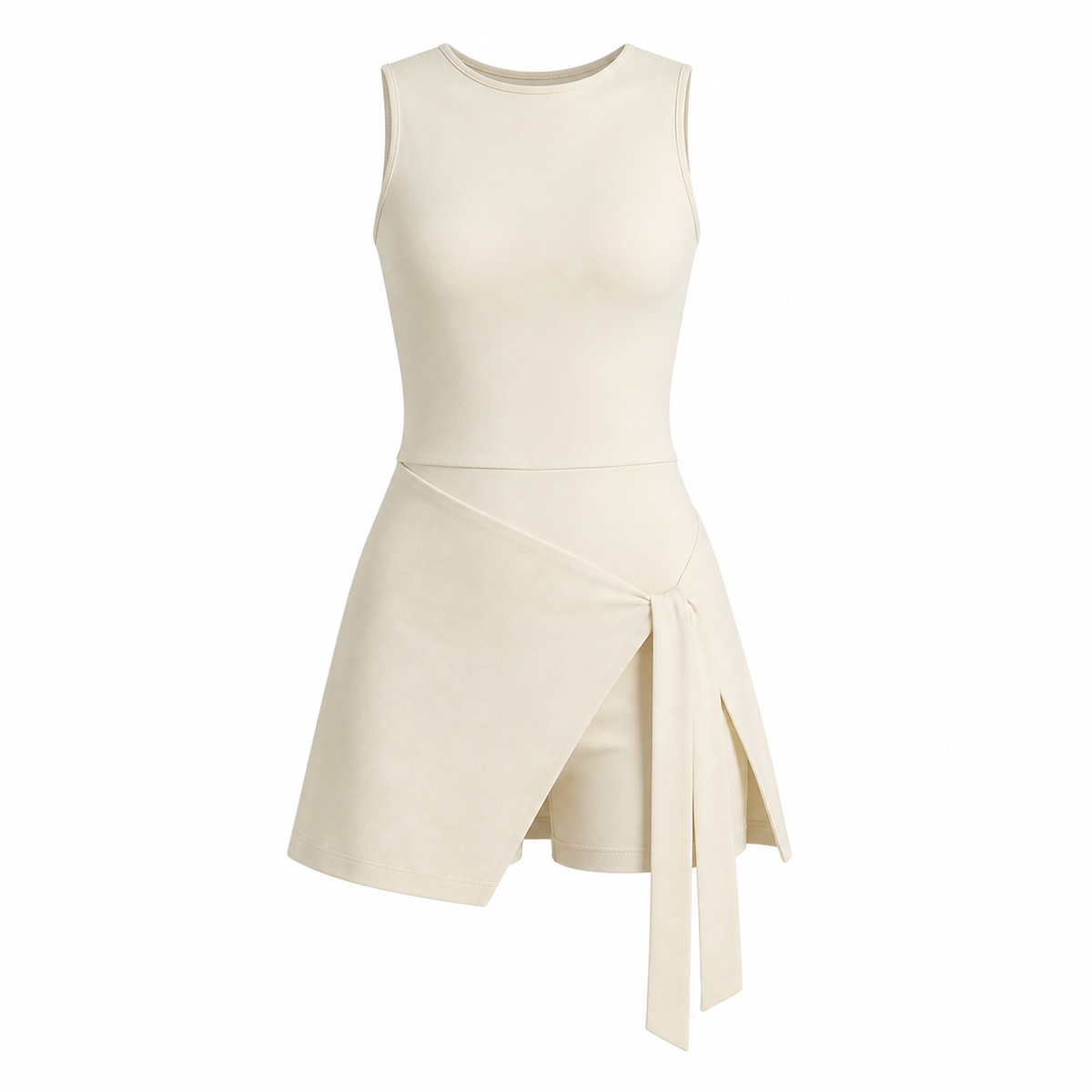 Cutline Tie Dress
