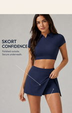 Ensemble polo à découpes latérales