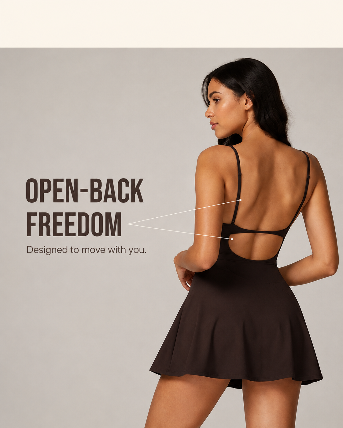 Afterlight Open-Back Dress