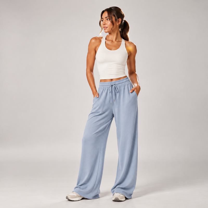 Downtime Jogger in Dusty Blue