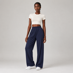 Easyline Wide-Leg Trouser in Navy