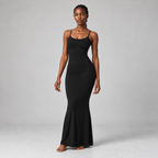 Flute Cami Maxi Dress in Black