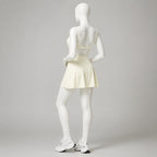 Afterlight Open-Back Dress in Soft Ivory