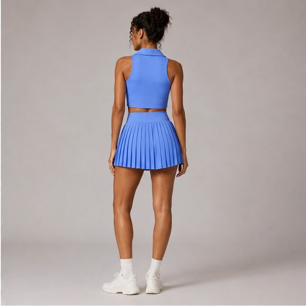 Baseline Pleat Set, back view
