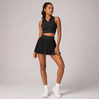 Baseline Pleat Set in Jet Black