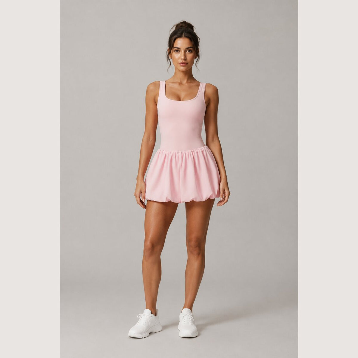 Cloudline Bubble Dress in Blush Pink
