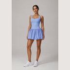 Cloudline Bubble Dress in Periwinkle Blue