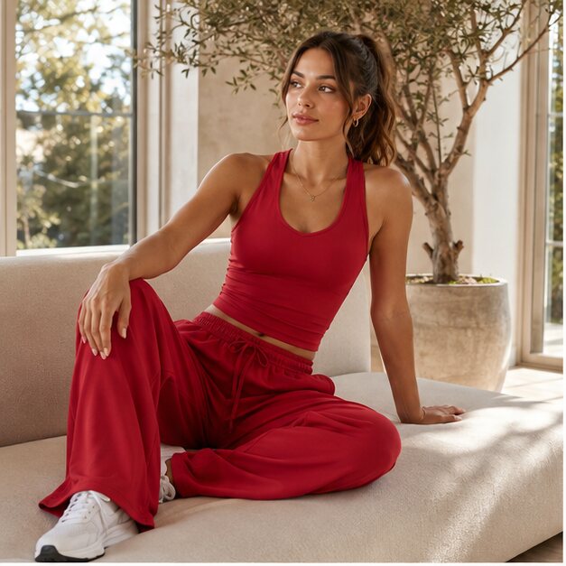 Off-Court Flow Set, worn